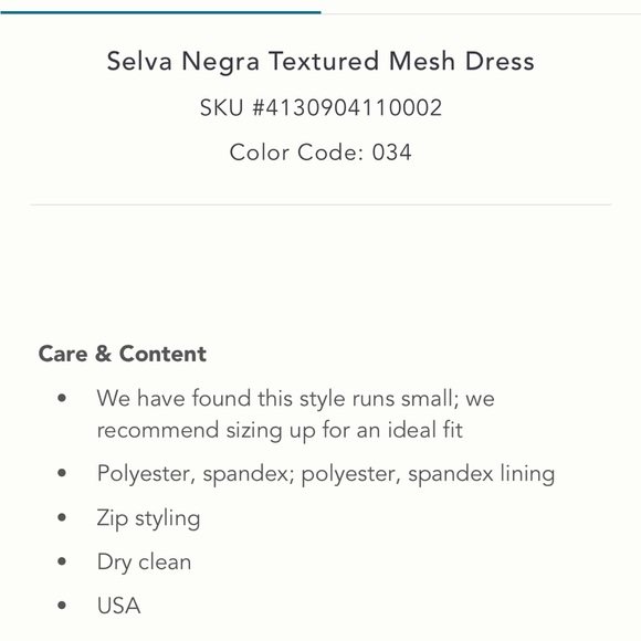 NWT Selva Negra Zuma Dress Limoncello Lace - Picture 9 of 10